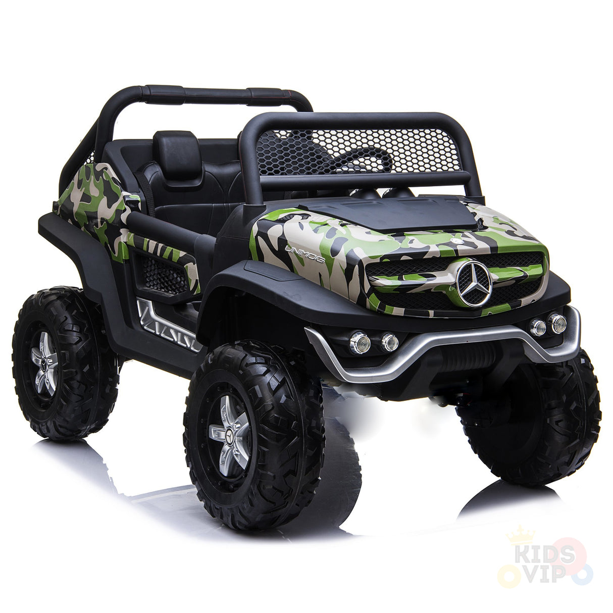 kidsvip mercedes unimog 24v ride on truck kids and toddlers army 7