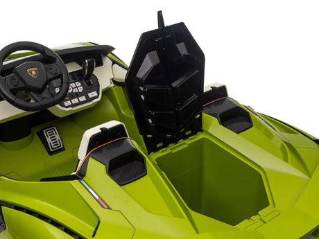 Green 24V Official LX Lamborghini Sian 2-Seat Ride On Car with RC
