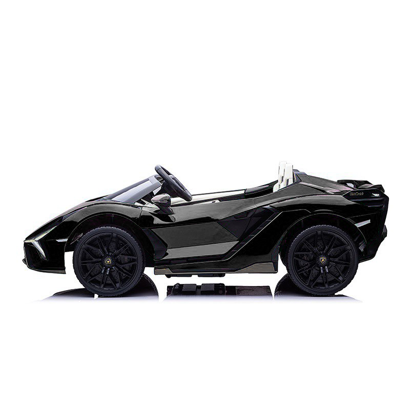 Black 24V Official LX Lamborghini Sian 2-Seat Ride On Car with RC