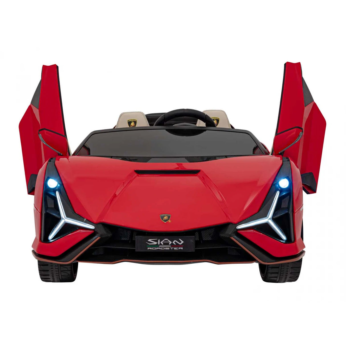 Red 24V Official LX Lamborghini Sian 2-Seat Ride On Car with RC