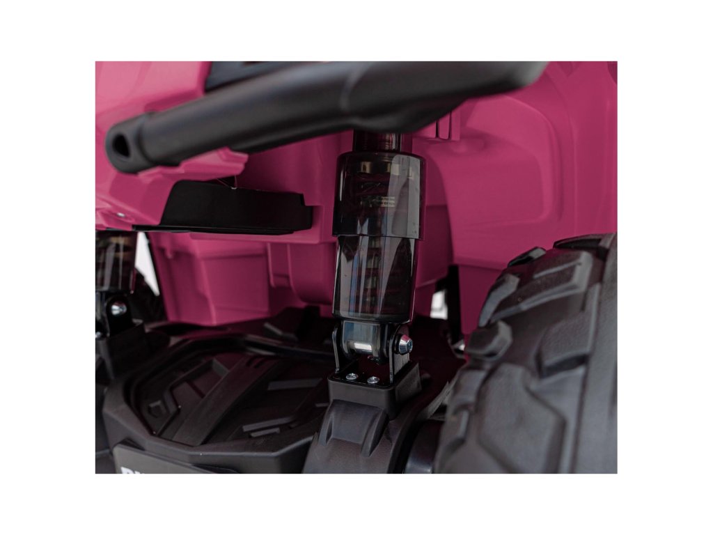 Pink 24V Premium Edition Can-Am Outlander 4WD Ride-On Quad ATV for 2 Kids