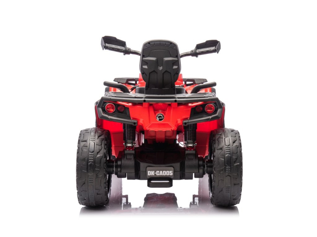 Red 24V Premium Edition Can-Am Outlander 4WD Ride-On Quad ATV for 2 Kids
