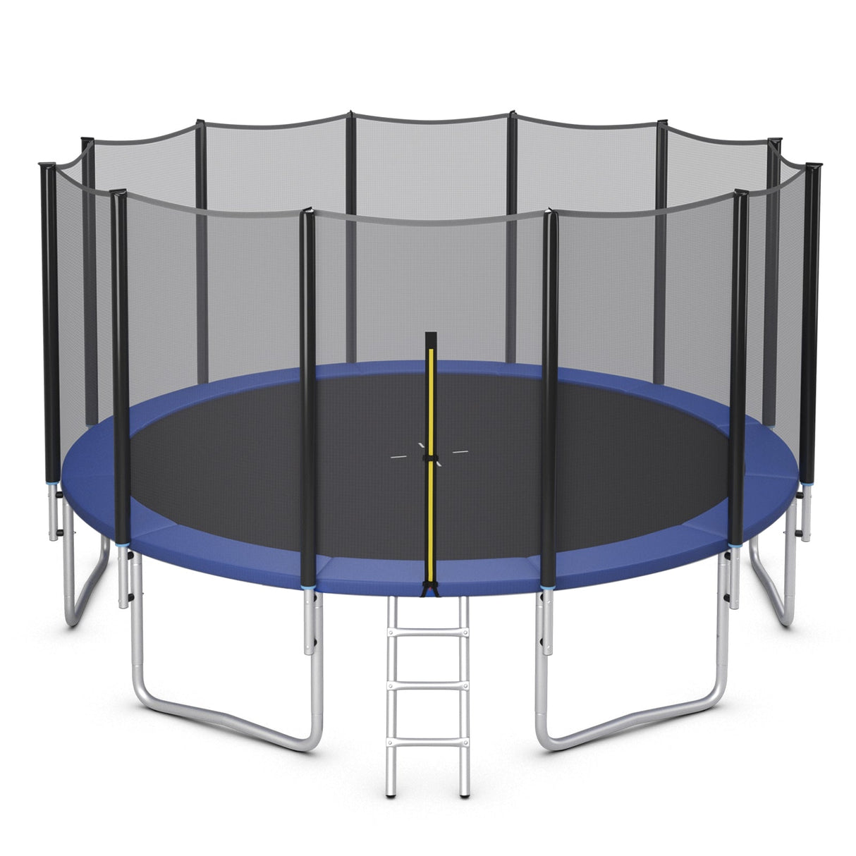 8/10/12/14/15/16 Feet Outdoor Trampoline Bounce Combo with Safety Closure Net Ladder-16 ft