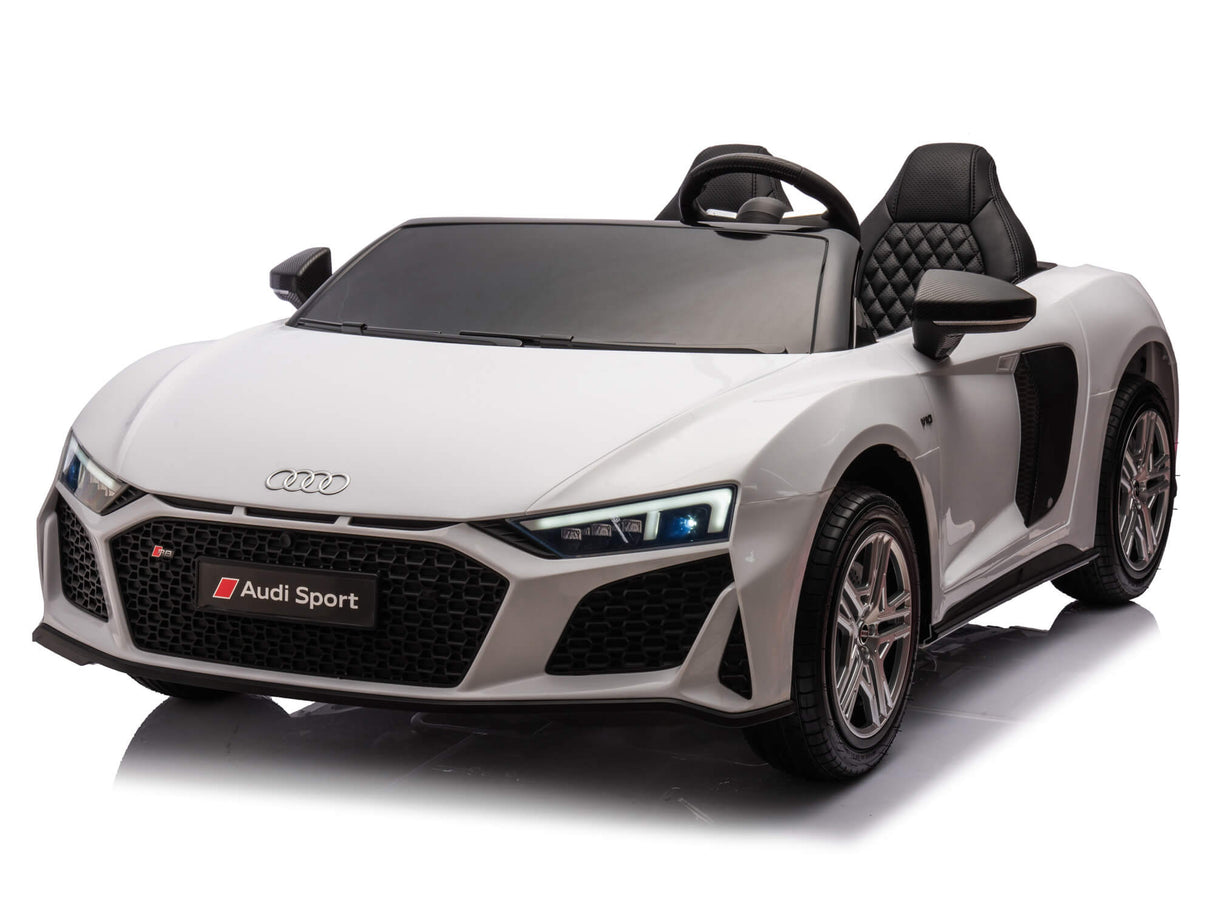 White 24V/200W Giant Limited Edition Audi R8 Spyder 2 Seater Ride on Car