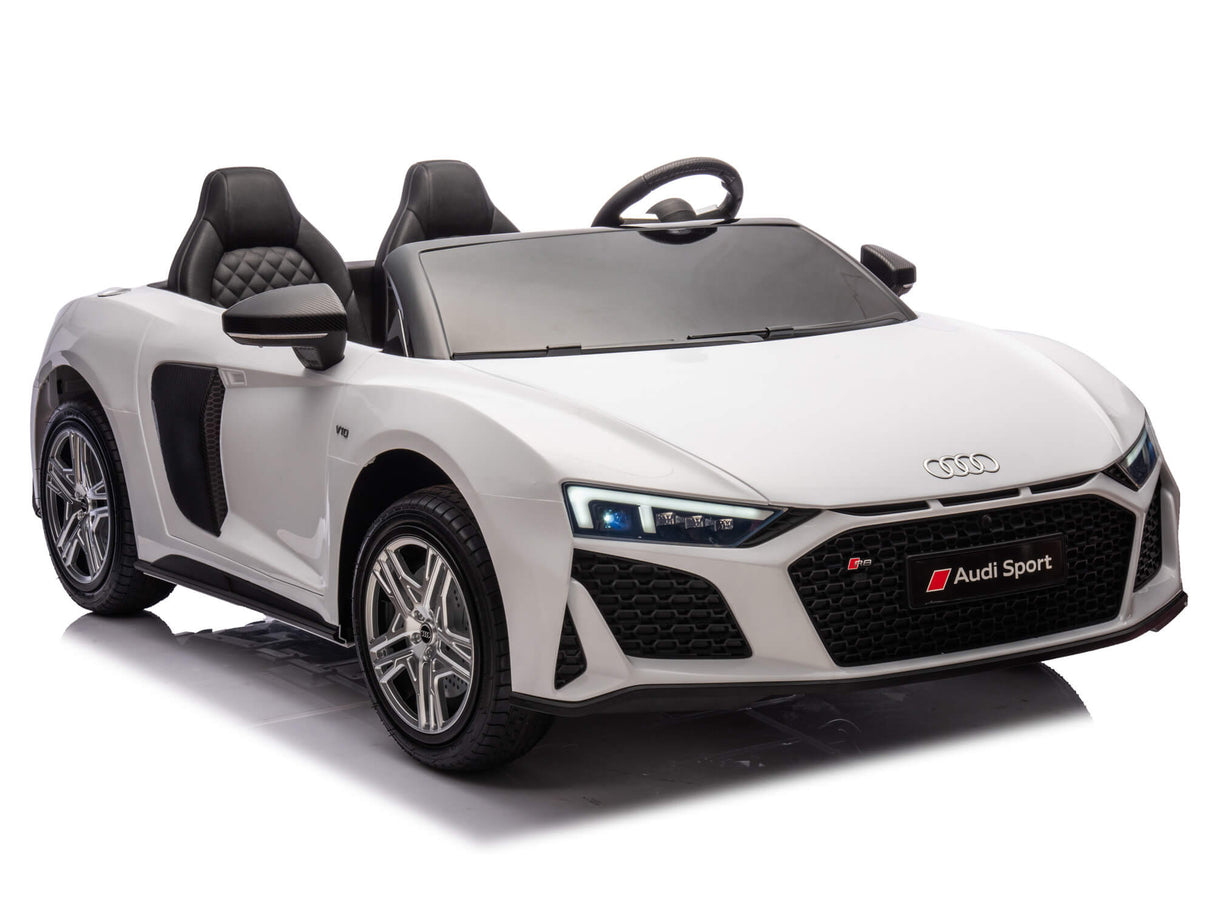 White 24V/200W Giant Limited Edition Audi R8 Spyder 2 Seater Ride on Car
