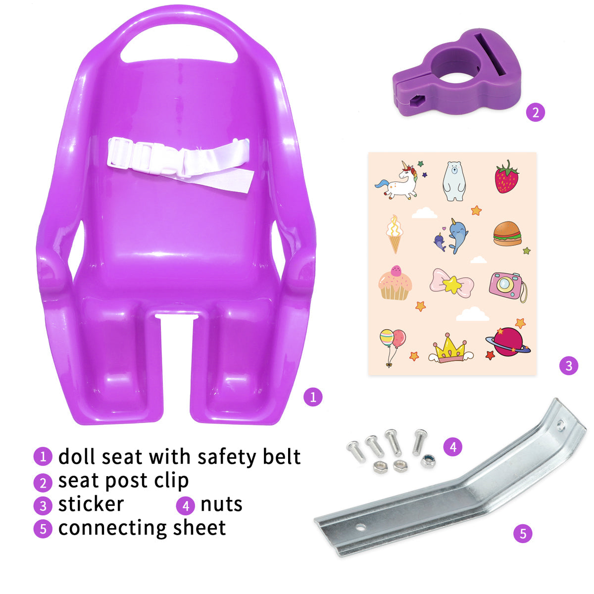 Doll Bike Seat