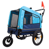 Outdoor Heavy Duty Foldable Utility Pet Stroller Dog Carriers Bicycle Trailer