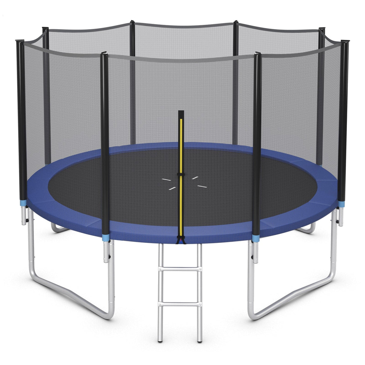 8/10/12/14/15/16 Feet Outdoor Trampoline Bounce Combo with Safety Closure Net Ladder-12 ft