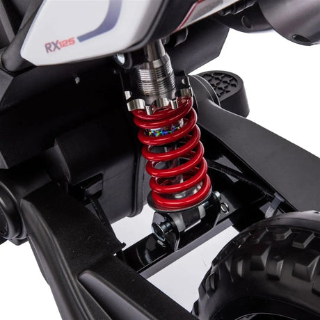 12V Kids Aprilia Ride-On Sport Edition Motorcycle with EVA Tires, LED Lights, Music