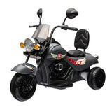 12V 35W Kids 3-Wheel Chopper-Style Cruiser Ride-On Motorcycle with LED Lights