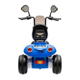 12V 35W Kids 3-Wheel Chopper-Style Cruiser Ride-On Motorcycle with LED Lights