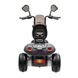 12V 35W Kids 3-Wheel Chopper-Style Cruiser Ride-On Motorcycle with LED Lights