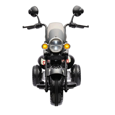 12V 35W Kids 3-Wheel Chopper-Style Cruiser Ride-On Motorcycle with LED Lights