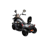 12V 35W Kids 3-Wheel Chopper-Style Cruiser Ride-On Motorcycle with LED Lights