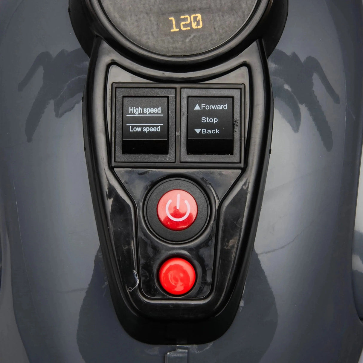 12V 35W Kids 3-Wheel Chopper-Style Cruiser Ride-On Motorcycle with LED Lights