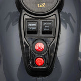 12V 35W Kids 3-Wheel Chopper-Style Cruiser Ride-On Motorcycle with LED Lights