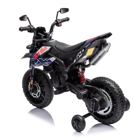 12V Kids Aprilia Ride-On Sport Edition Motorcycle with EVA Tires, LED Lights, Music