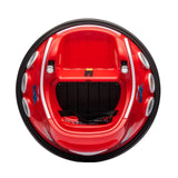 Red 12V 360° Spin Electric Rechargeable Ride-On Bumper Car with LED Lights, Music, Remote Control