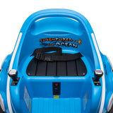 Blue 12V 360° Spin Electric Rechargeable Ride-On Bumper Car with LED Lights, Music, Remote Control