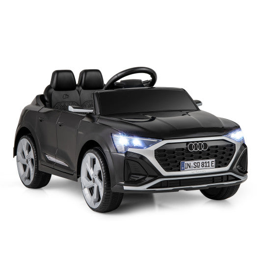 12V Licensed Audi SQ8 Ride-On Car with LED Lights, Music, Remote