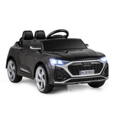 12V Licensed Audi SQ8 Ride-On Car with LED Lights, Music, Remote