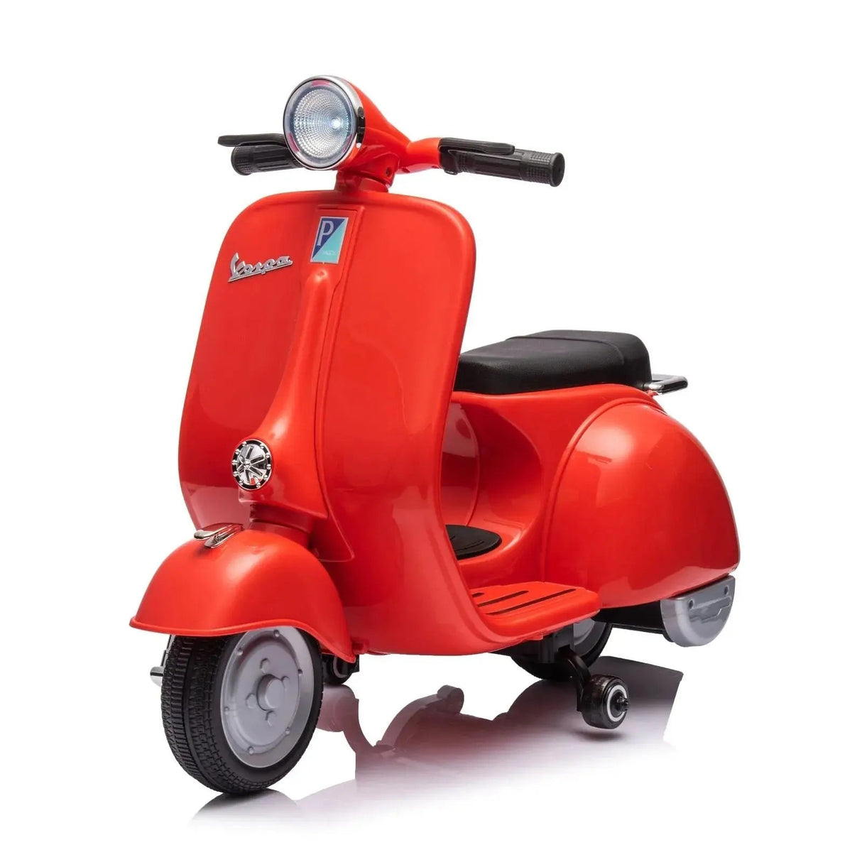 12V Vespa Electric Ride-On Scooter with LED Lights, Music