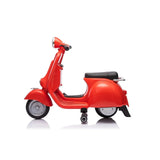 12V Vespa Electric Ride-On Scooter with LED Lights, Music