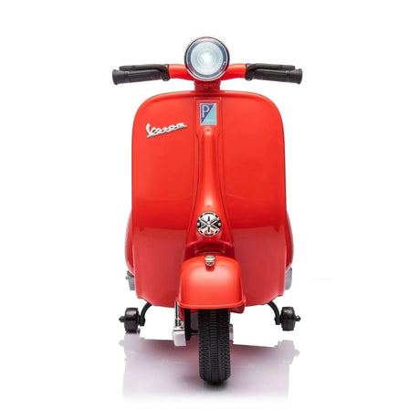 12V Vespa Electric Ride-On Scooter with LED Lights, Music