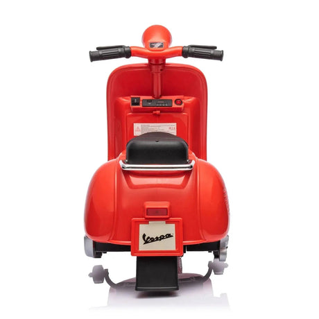 12V Vespa Electric Ride-On Scooter with LED Lights, Music