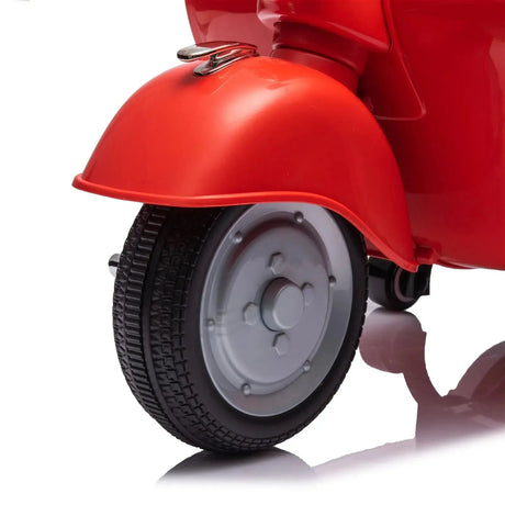 12V Vespa Electric Ride-On Scooter with LED Lights, Music