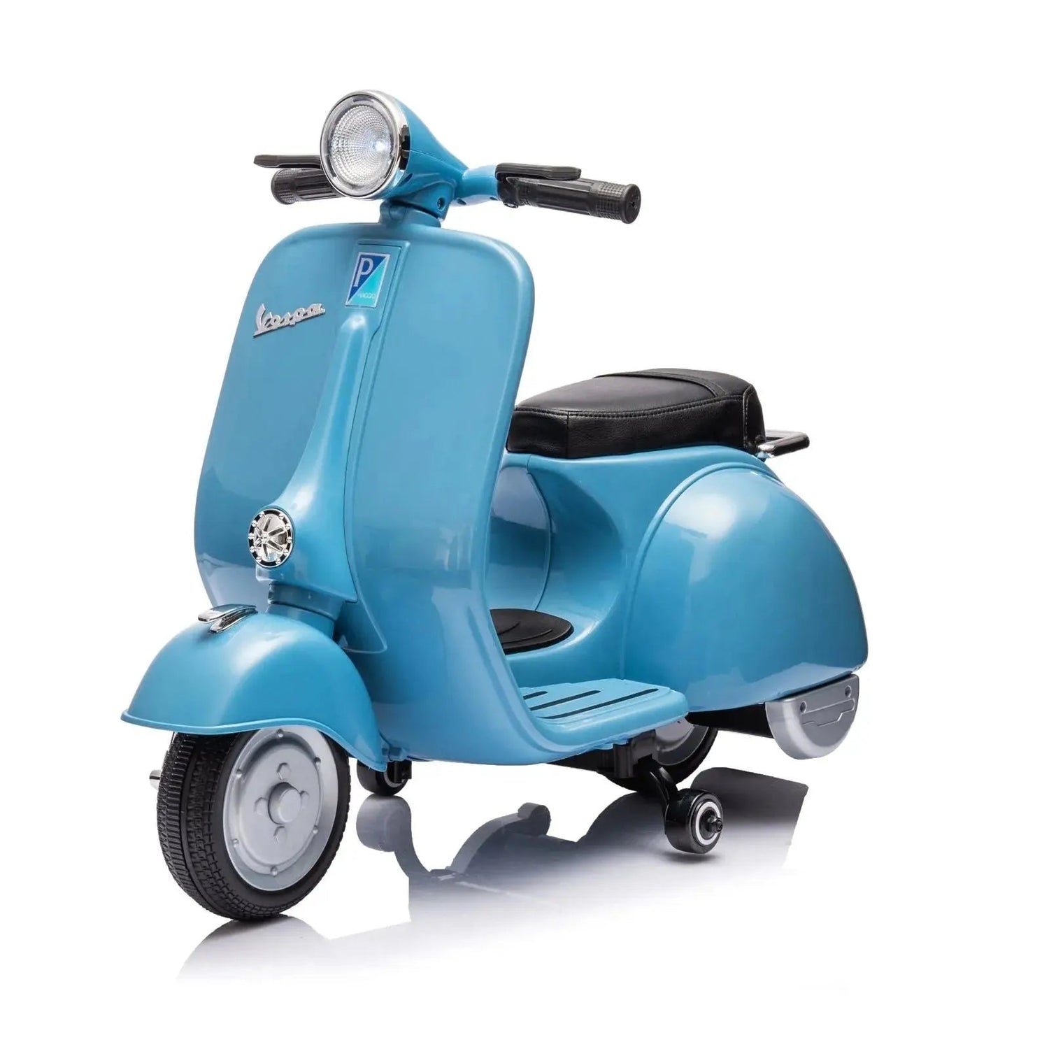 12V Vespa Electric Ride-On Scooter with LED Lights, Music