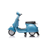 12V Vespa Electric Ride-On Scooter with LED Lights, Music
