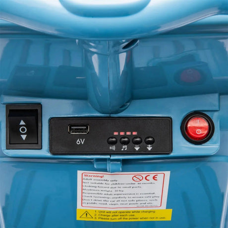 12V Vespa Electric Ride-On Scooter with LED Lights, Music