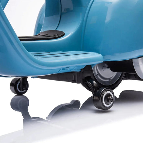 12V Vespa Electric Ride-On Scooter with LED Lights, Music