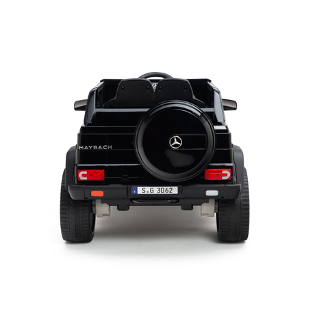 Black 12V Mercedes Benz Maybach G650s Kids 4X4 Ride on Car with Rubber Wheels, Remote