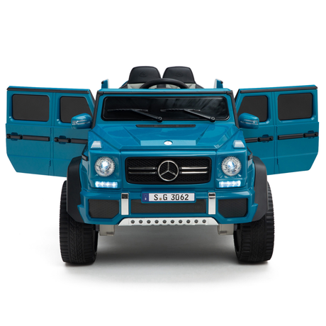 Blue 12V Mercedes Benz Maybach G650s Kids 4X4 Ride on Car with Rubber Wheels, Remote