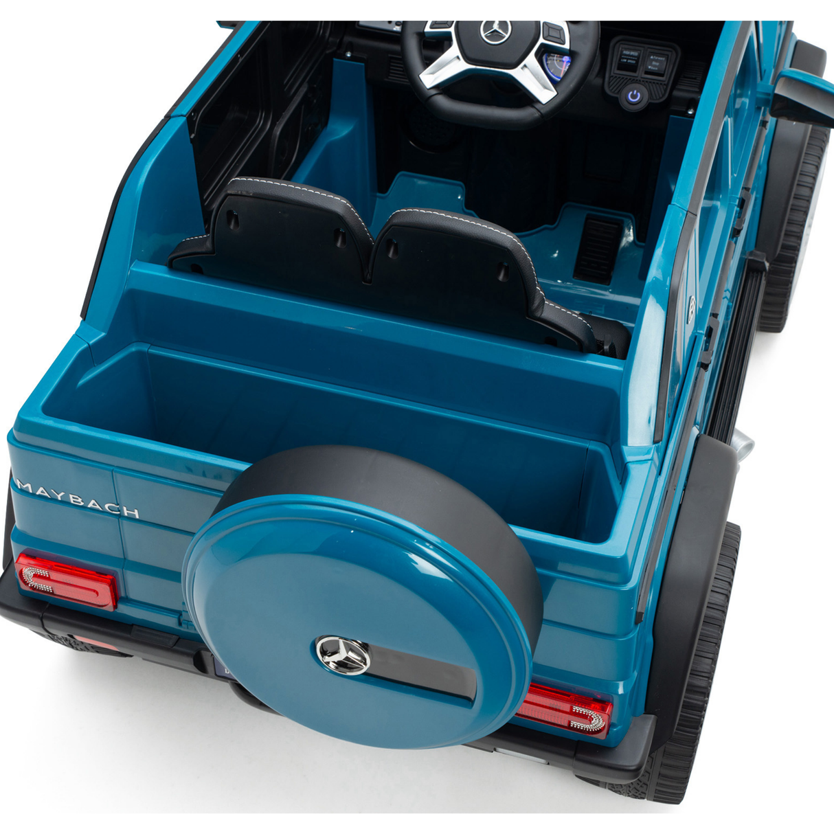 Blue 12V Mercedes Benz Maybach G650s Kids 4X4 Ride on Car with Rubber Wheels, Remote