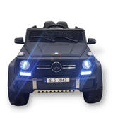 Matte Black 12V Mercedes Benz Maybach G650s Kids 4X4 Ride on Car with Rubber Wheels, Remote