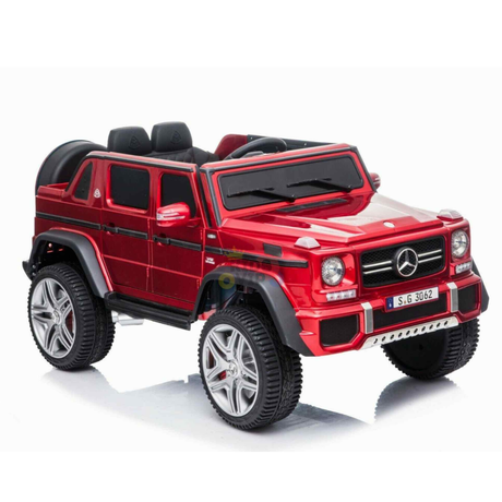 Burgundy Red 12V Mercedes Benz Maybach G650s Kids 4X4 Ride on Car with Rubber Wheels, Remote
