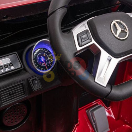 Burgundy Red 12V Mercedes Benz Maybach G650s Kids 4X4 Ride on Car with Rubber Wheels, Remote