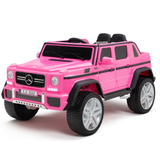 Pink 12V Mercedes Benz Maybach G650s Kids 4X4 Ride on Car with Rubber Wheels, Remote