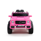 Pink 12V Mercedes Benz Maybach G650s Kids 4X4 Ride on Car with Rubber Wheels, Remote