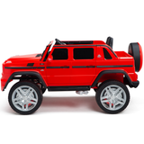 Red 12V Mercedes Benz Maybach G650s Kids 4X4 Ride on Car with Rubber Wheels, Remote