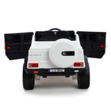 White 12V Mercedes Benz Maybach G650s Kids 4X4 Ride on Car with Rubber Wheels, Remote