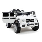 White 12V Mercedes Benz Maybach G650s Kids 4X4 Ride on Car with Rubber Wheels, Remote