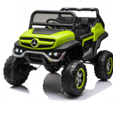 Green 12V/4X4 Official Mercedes Unimog Junior Ride On UTV, Remote Control