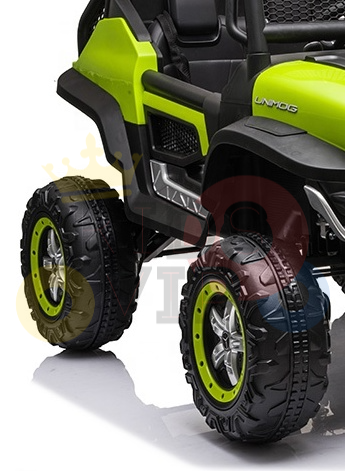 Green 12V/4X4 Official Mercedes Unimog Junior Ride On UTV, Remote Control