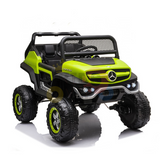 Green 12V/4X4 Official Mercedes Unimog Junior Ride On UTV, Remote Control