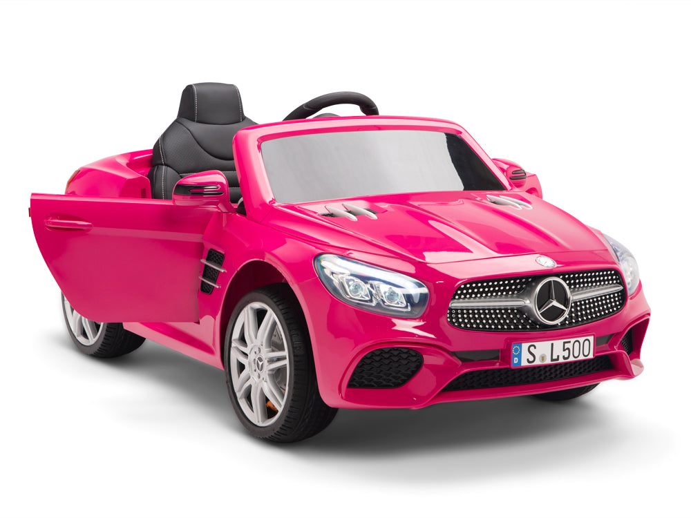 Complete Eva Edition 12V Licensed Mercedes Benz SL Series Kids Ride on Car w/ Leather/BT/RC