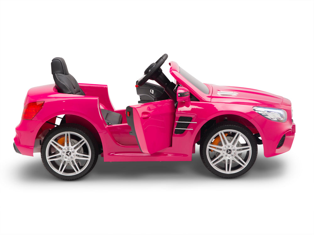 Complete Eva Edition 12V Licensed Mercedes Benz SL Series Kids Ride on Car w/ Leather/BT/RC